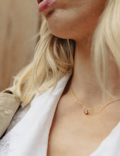Load image into Gallery viewer, Gold Dainty Stone Necklace, Waterproof - MarramTrading.com

