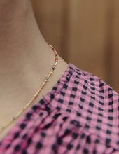 Load image into Gallery viewer, Gold Enamel Bead Necklace, Waterproof - MarramTrading.com
