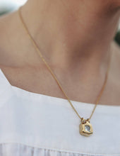 Load image into Gallery viewer, Gold Fluid Pendant Necklace, Waterproof - MarramTrading.com
