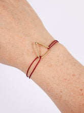 Load image into Gallery viewer, Gold Pyramid Bracelet - Neon Yellow - MarramTrading.com
