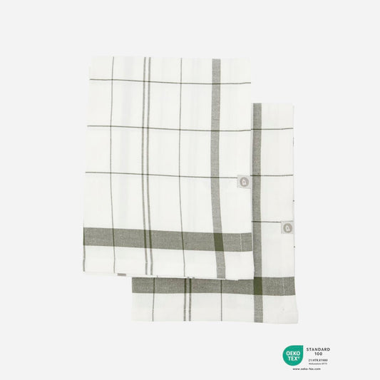 Green Tea Towel - Set of 2 - MarramTrading.com