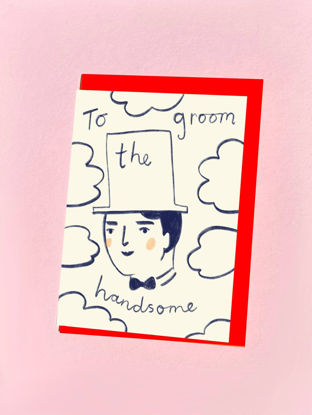 Handsome Groom Greeting Card   - MarramTrading.com