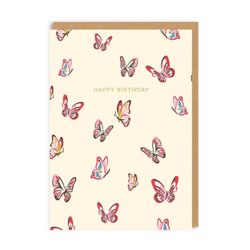 Happy Birthday Butterflies Cath Kidston Greeting Card - MarramTrading.com