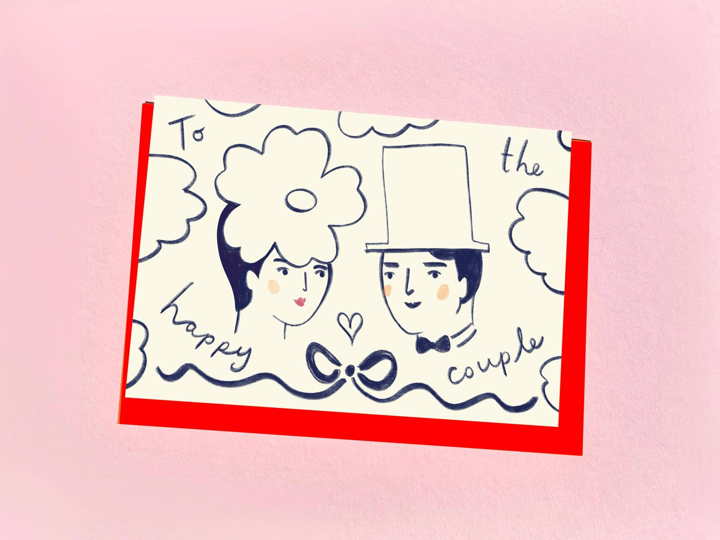 Happy Couple Greeting Card  - MarramTrading.com