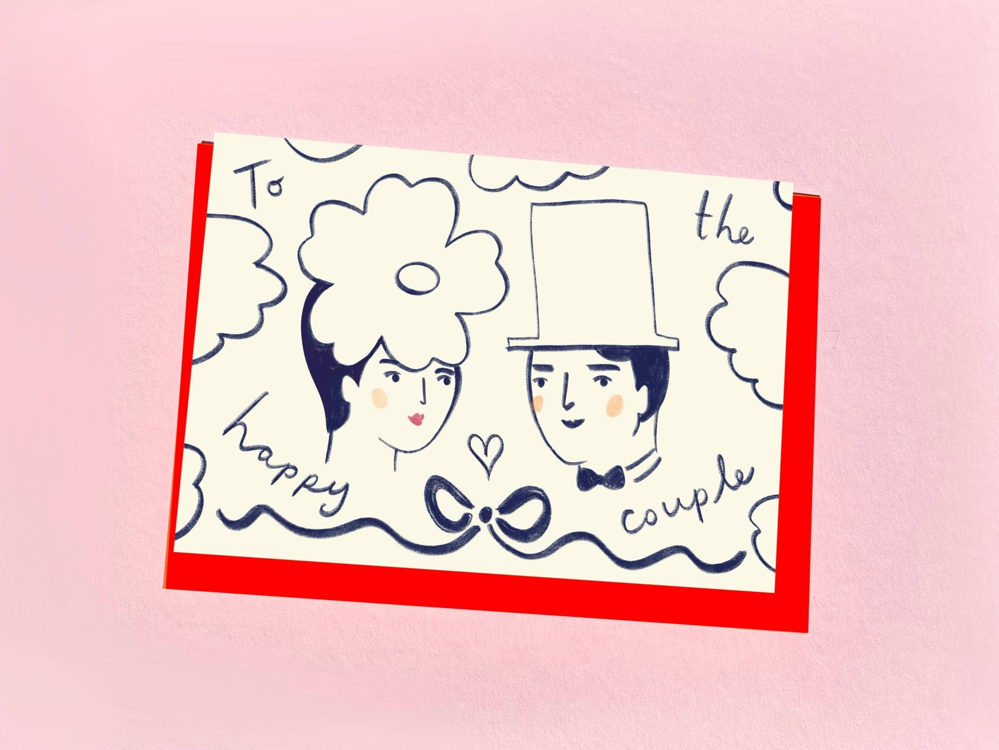 Happy Couple Greeting Card  - MarramTrading.com