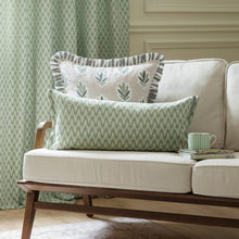 Load image into Gallery viewer, Hutton Woven Jacquard Cushion Sage - MarramTrading.com
