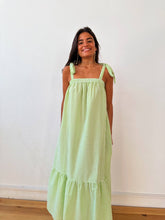 Load image into Gallery viewer, Inés Vichy Green Dress - MarramTrading.com
