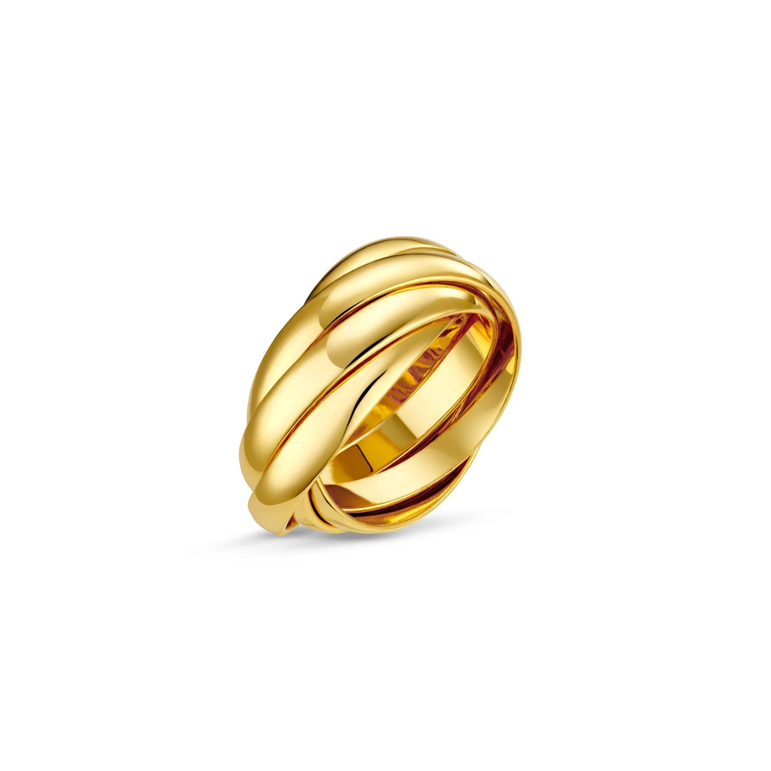 Interlocking Rings - Gold - MarramTrading.com