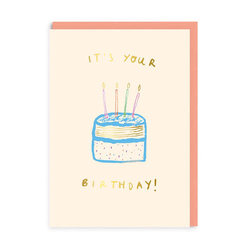 It's Your Birthday Cake Greeting Card - MarramTrading.com