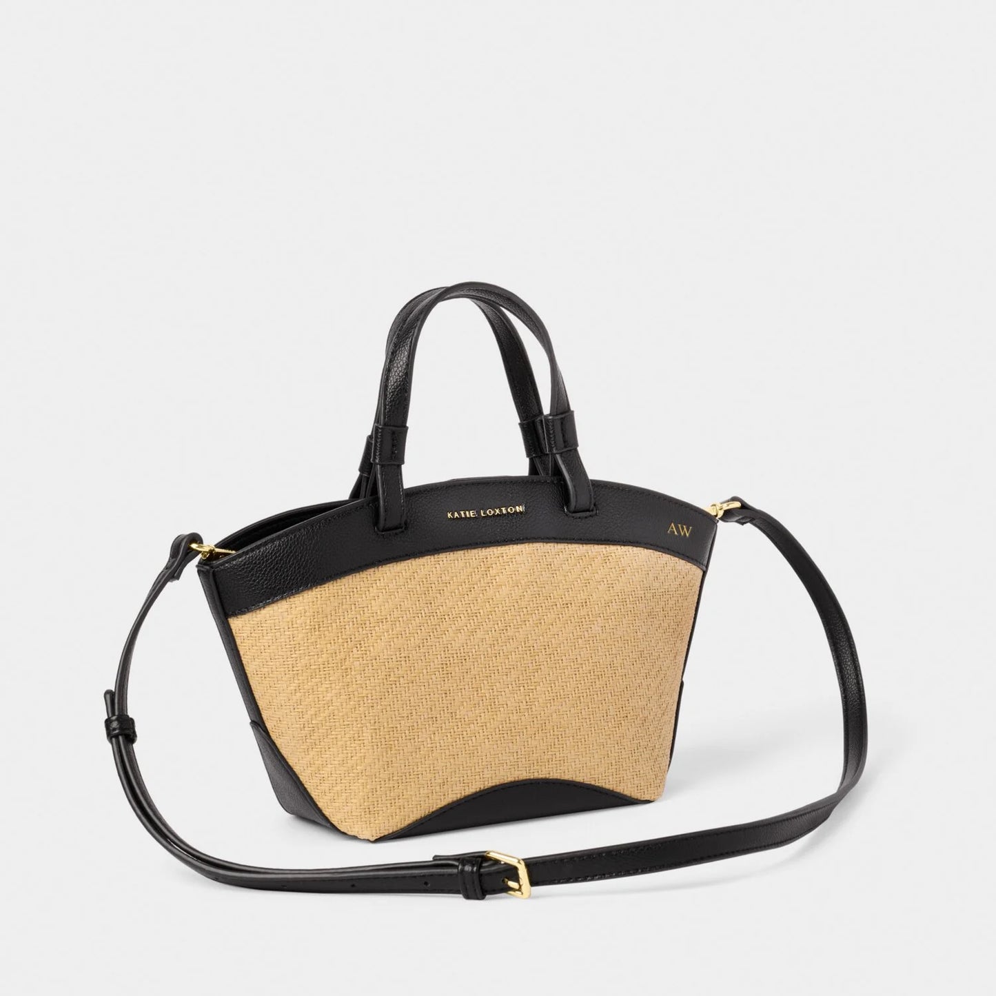 Riviera Raffia Mini Tote Bag