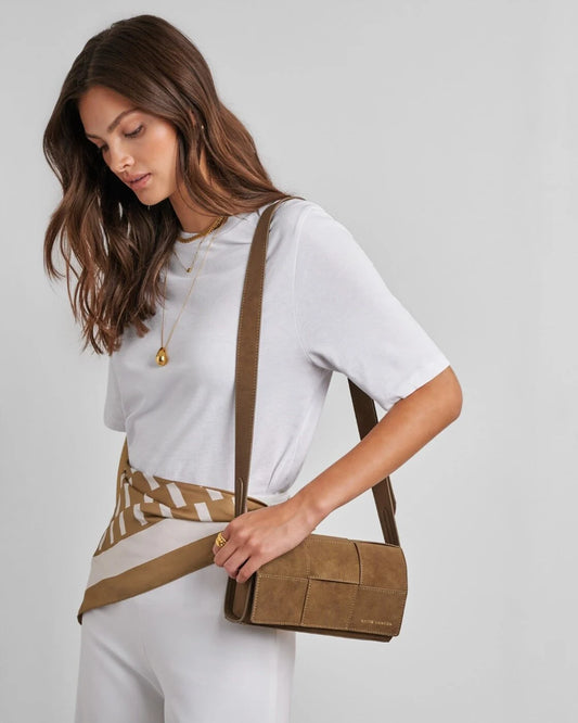 Taya Suedette Crossbody Bag
