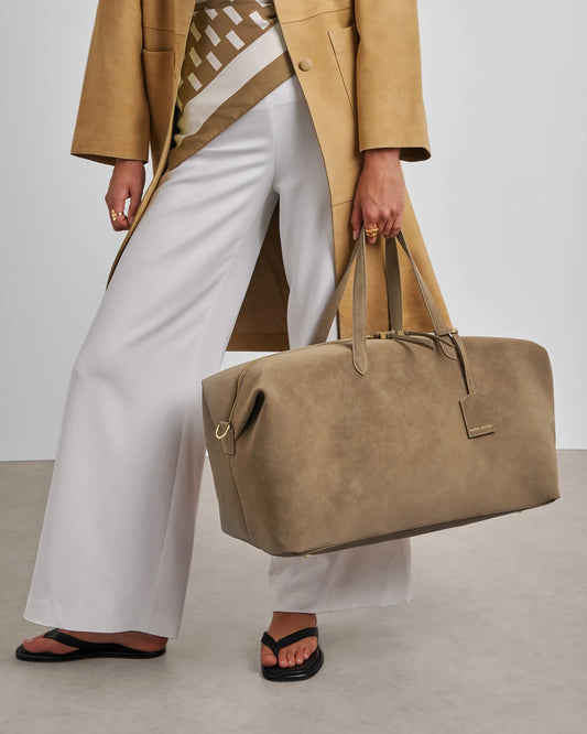 Suedette Weekend Bag