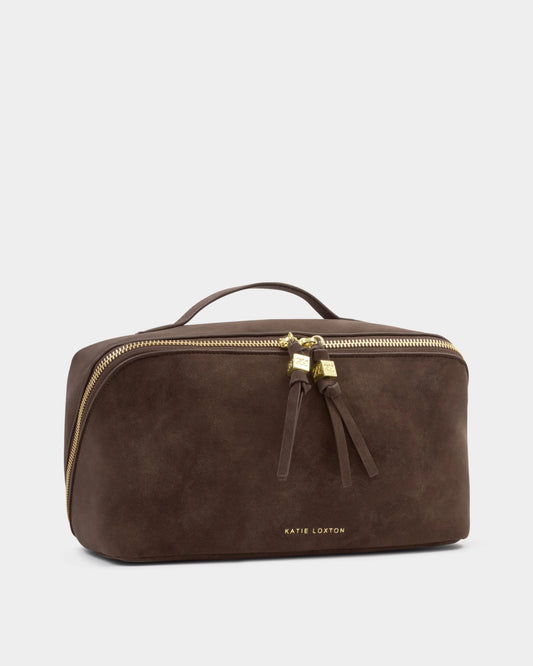Medium Suedette Makeup & Wash Bag