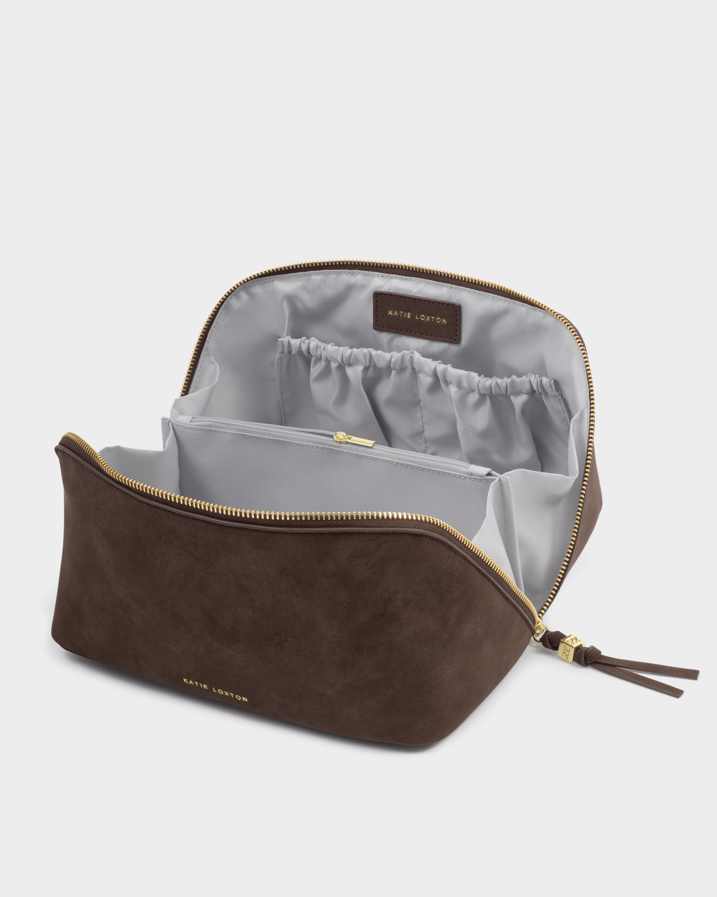 Medium Suedette Makeup & Wash Bag