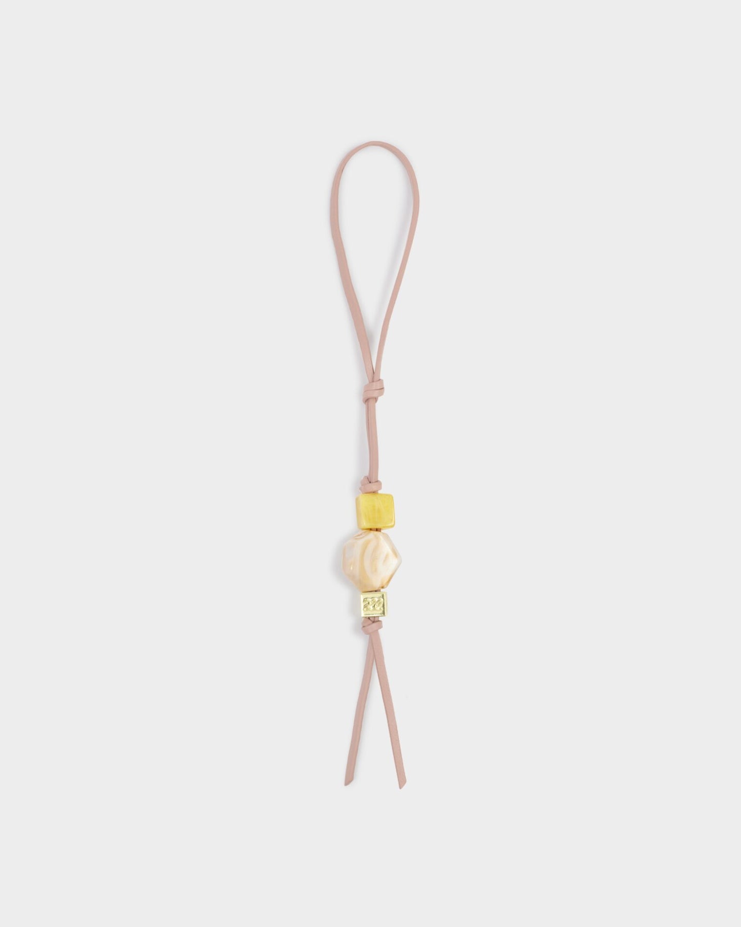 Beaded Bag Charm Keyring