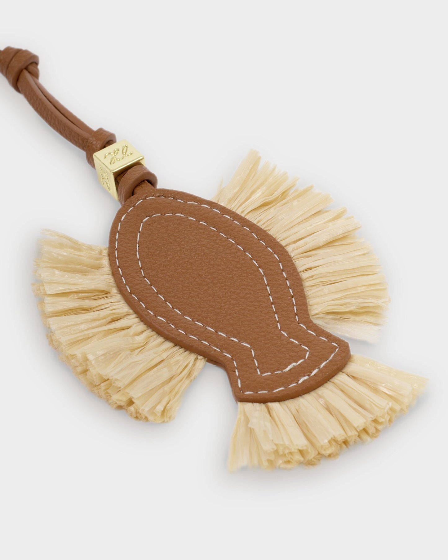 Raffia Fish Bag Charm