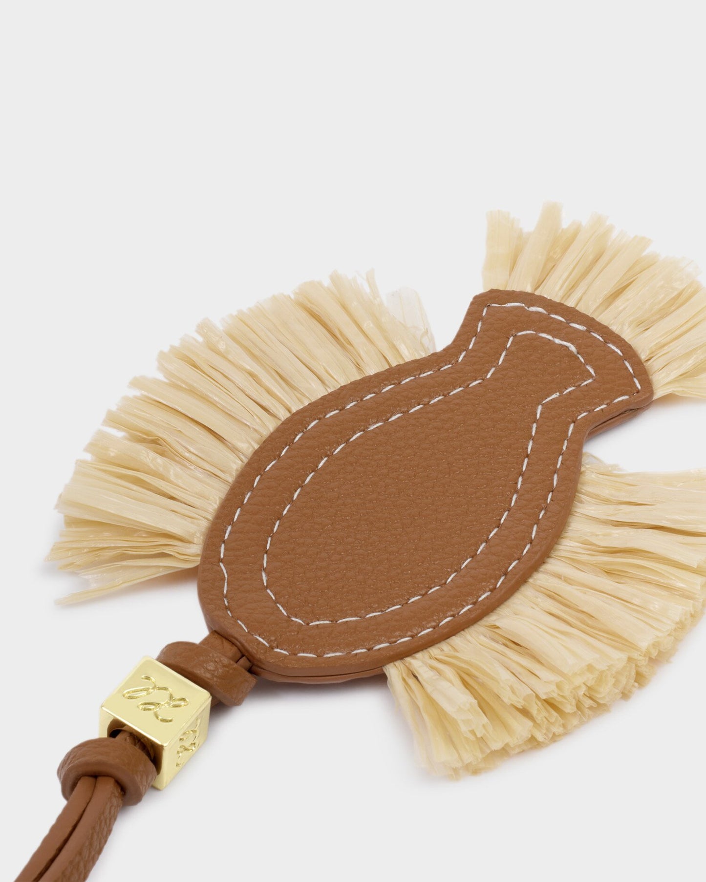 Raffia Fish Bag Charm