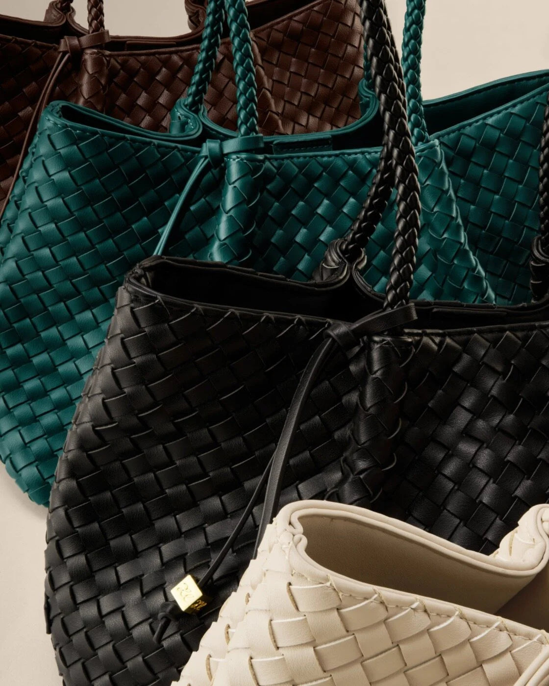 Woven Shoulder Tote