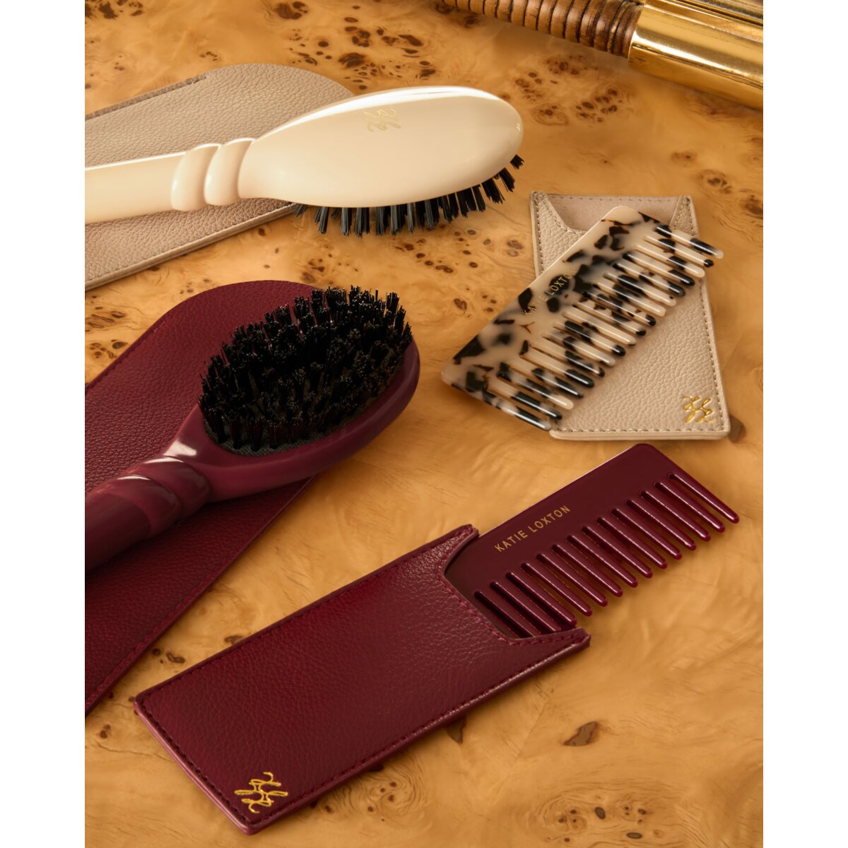 Boxed Hairbrush & Case Set