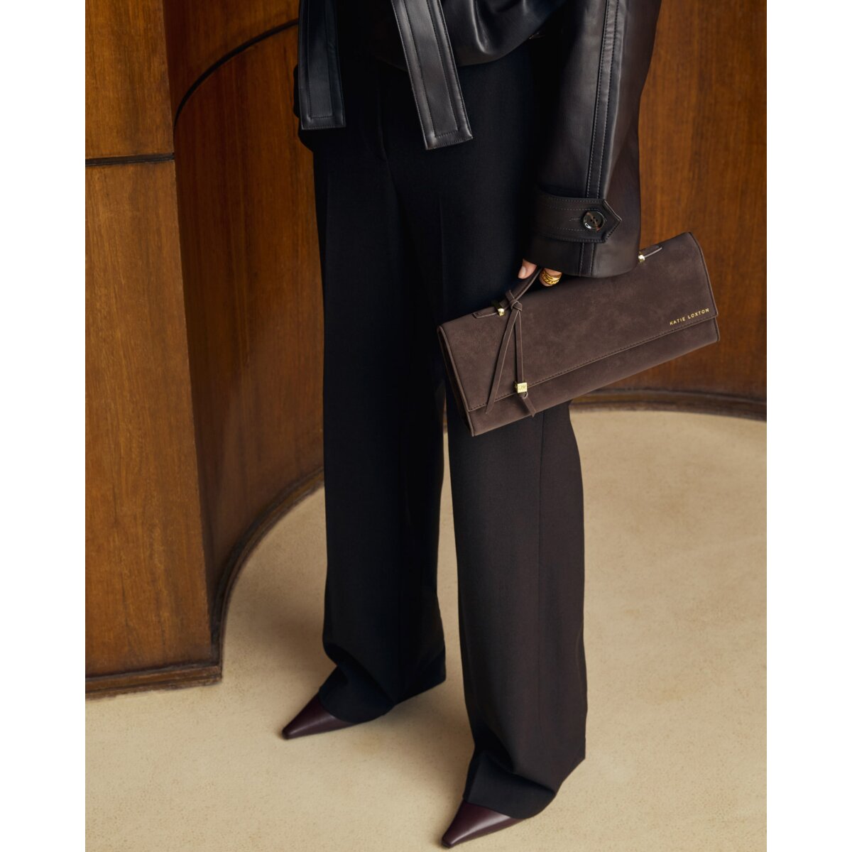 Alma Suedette Clutch