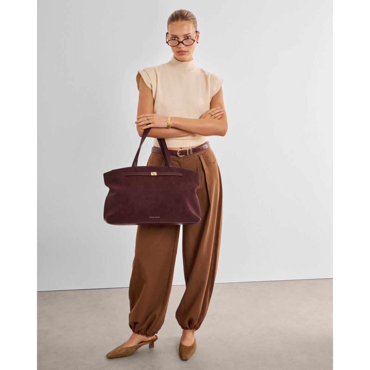 Orin Suedette Tote Bag