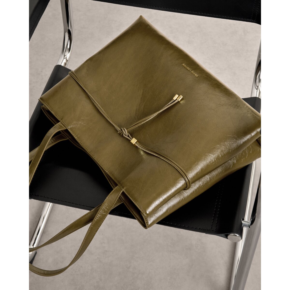 Lori Patent Crackle Tote Bag