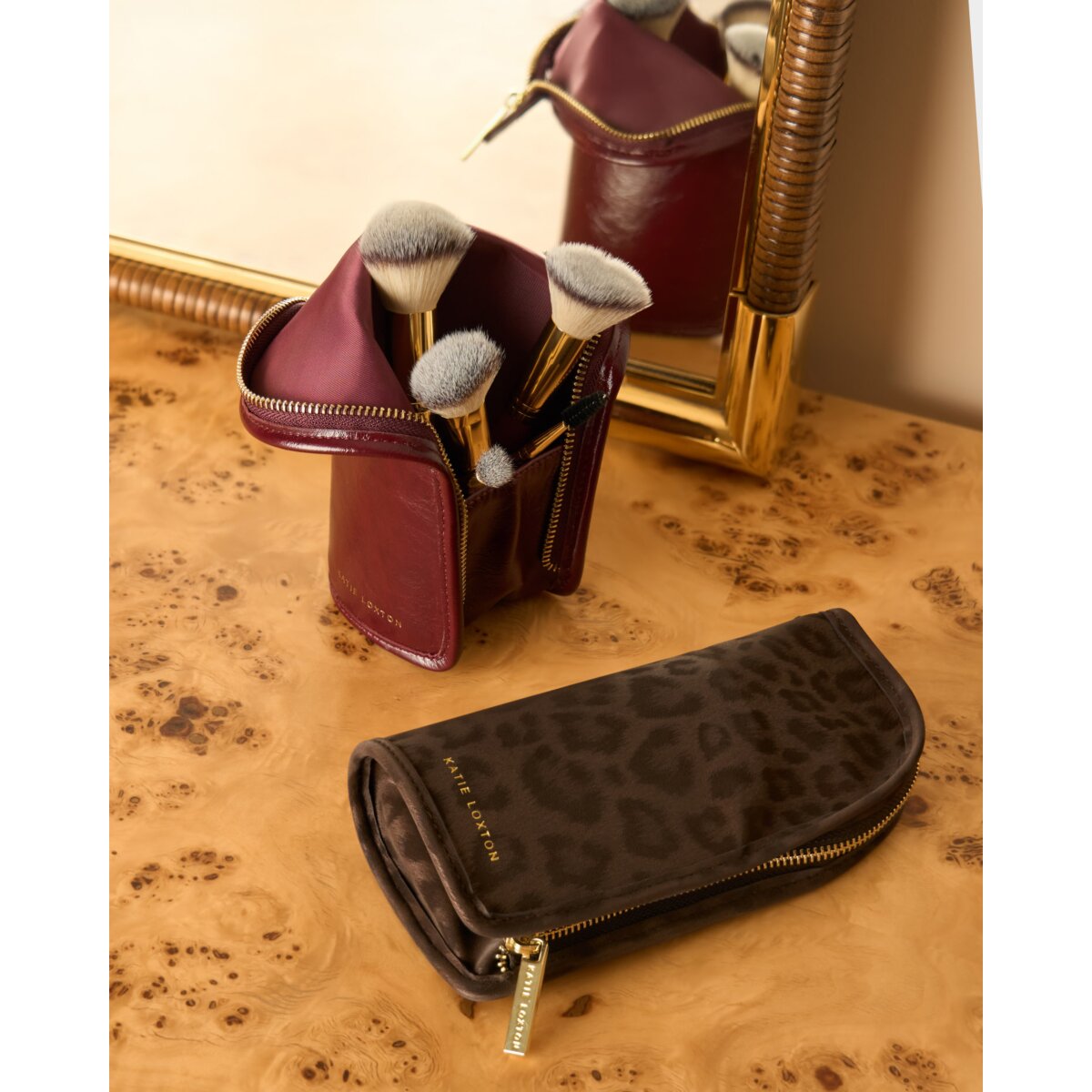 Travel Makeup Brush Set With Case