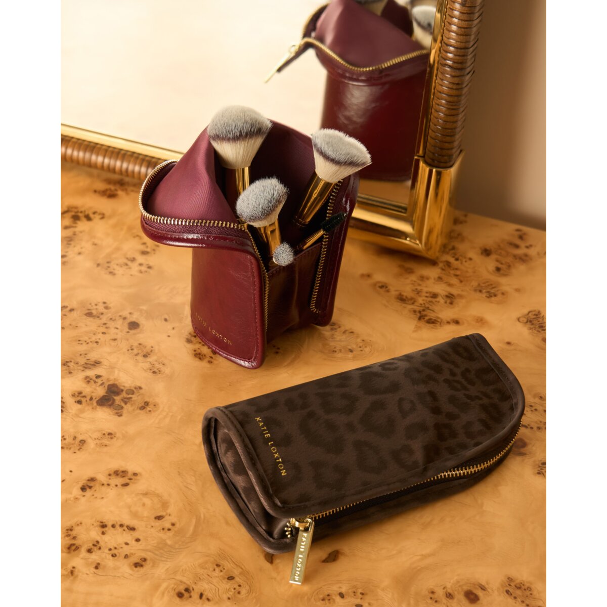 Travel Makeup Brush Set With Case