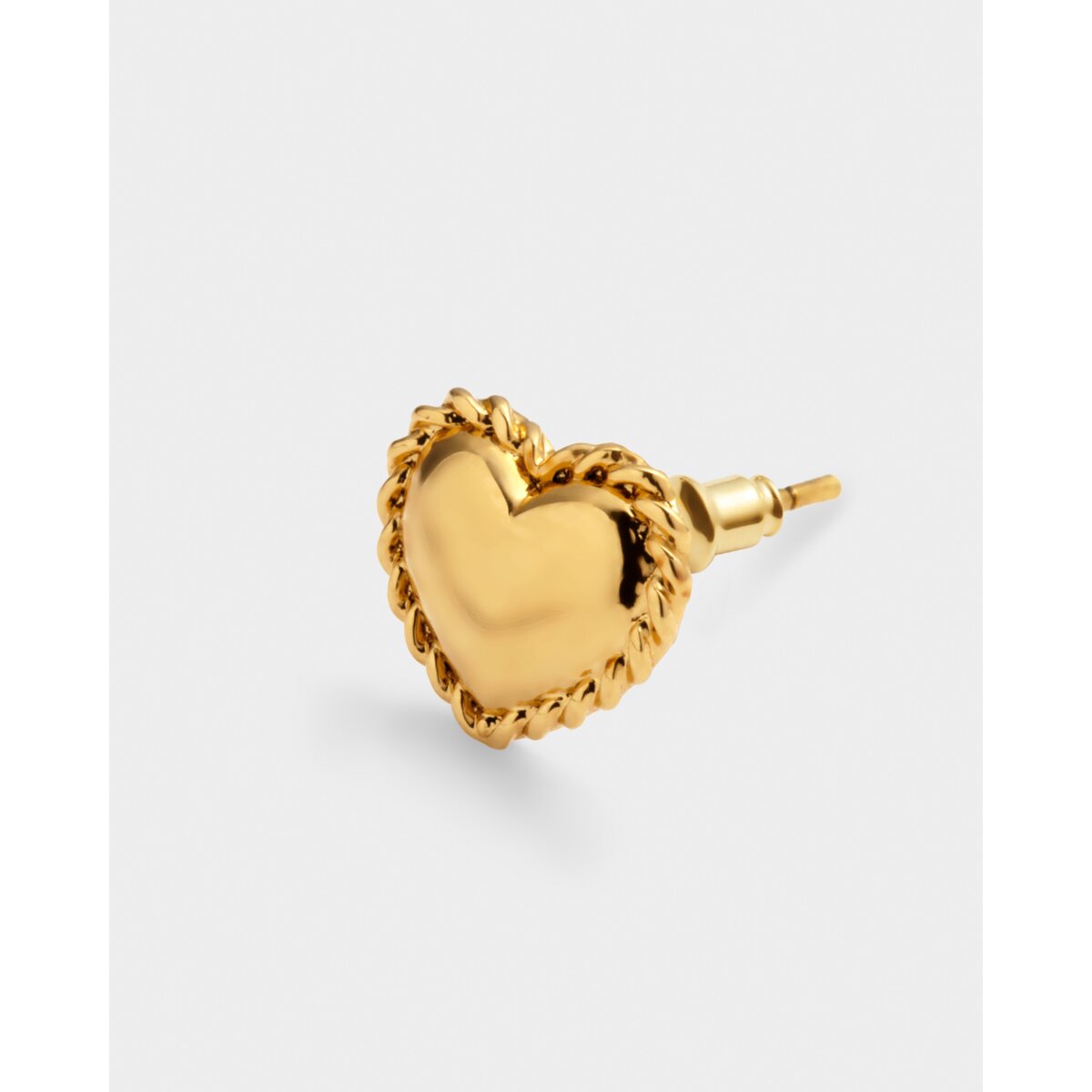 Waterproof Gold Heart Earrings