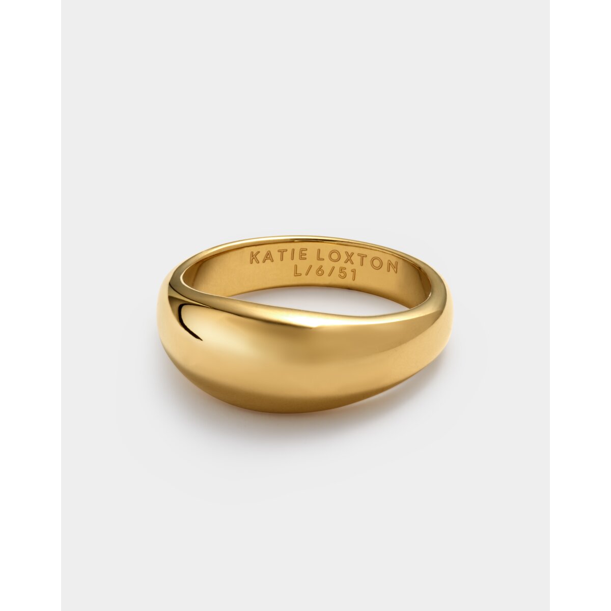 Aura Waterproof Gold Dome Ring - Small / L