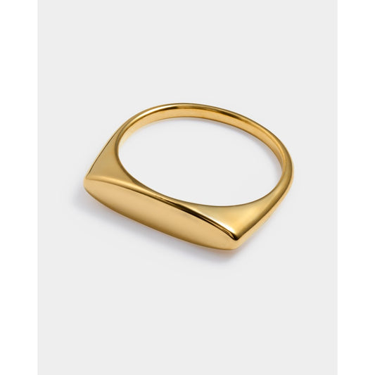 Signet Waterproof Gold Ring (Size Small/L)