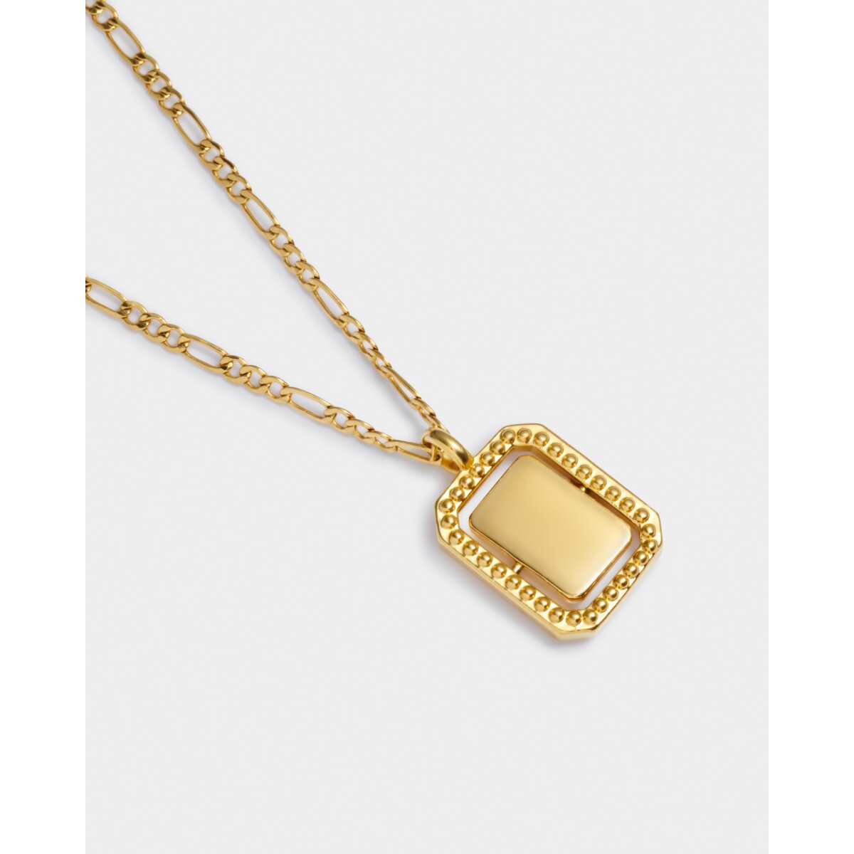 Waterproof Gold Spinning Amulet Necklace