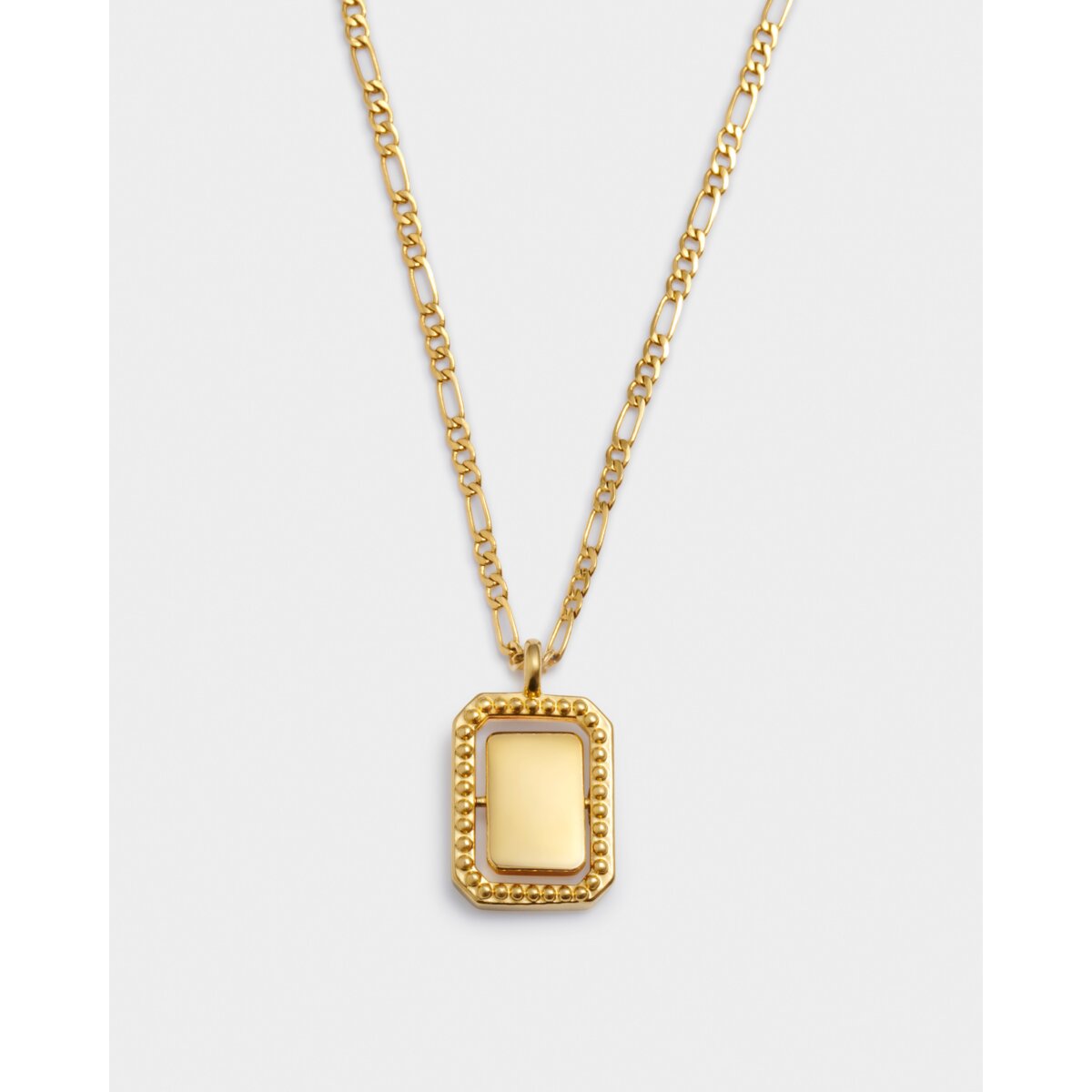 Waterproof Gold Spinning Amulet Necklace