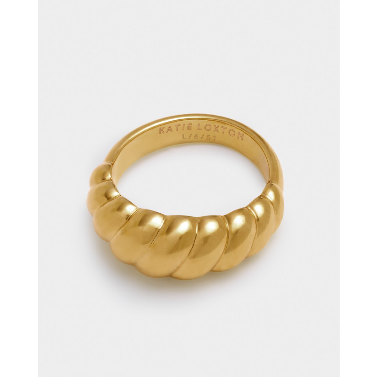 Harper Twist Ring in Gold