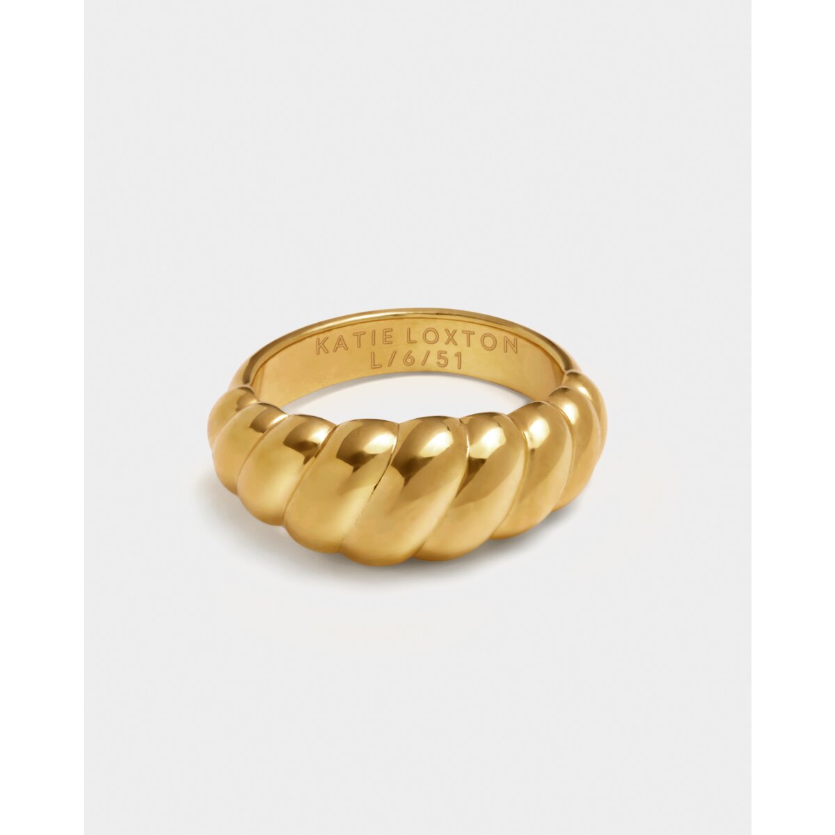 Harper Twist Ring in Gold