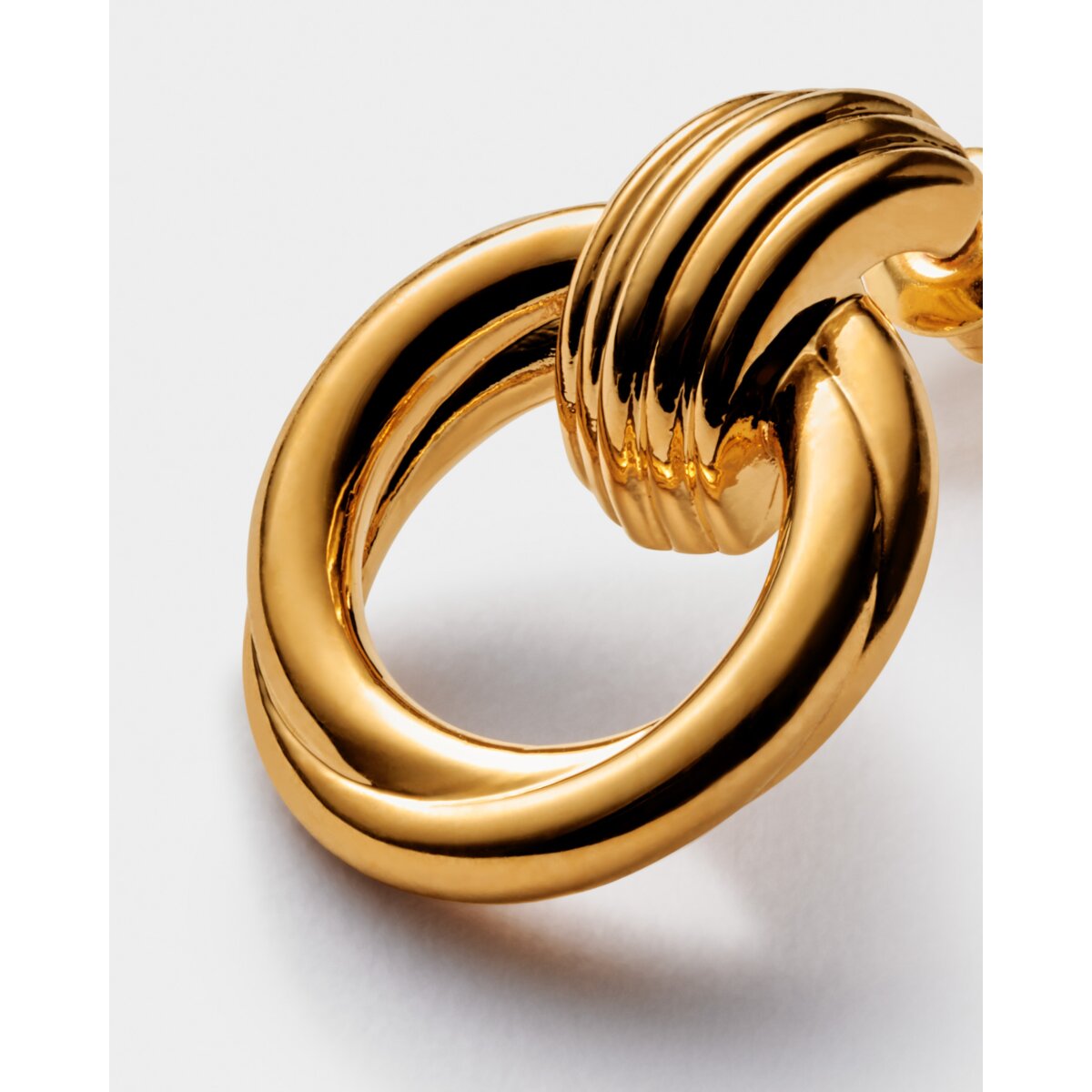 Demi Waterproof Gold Oversized Stud Earrings