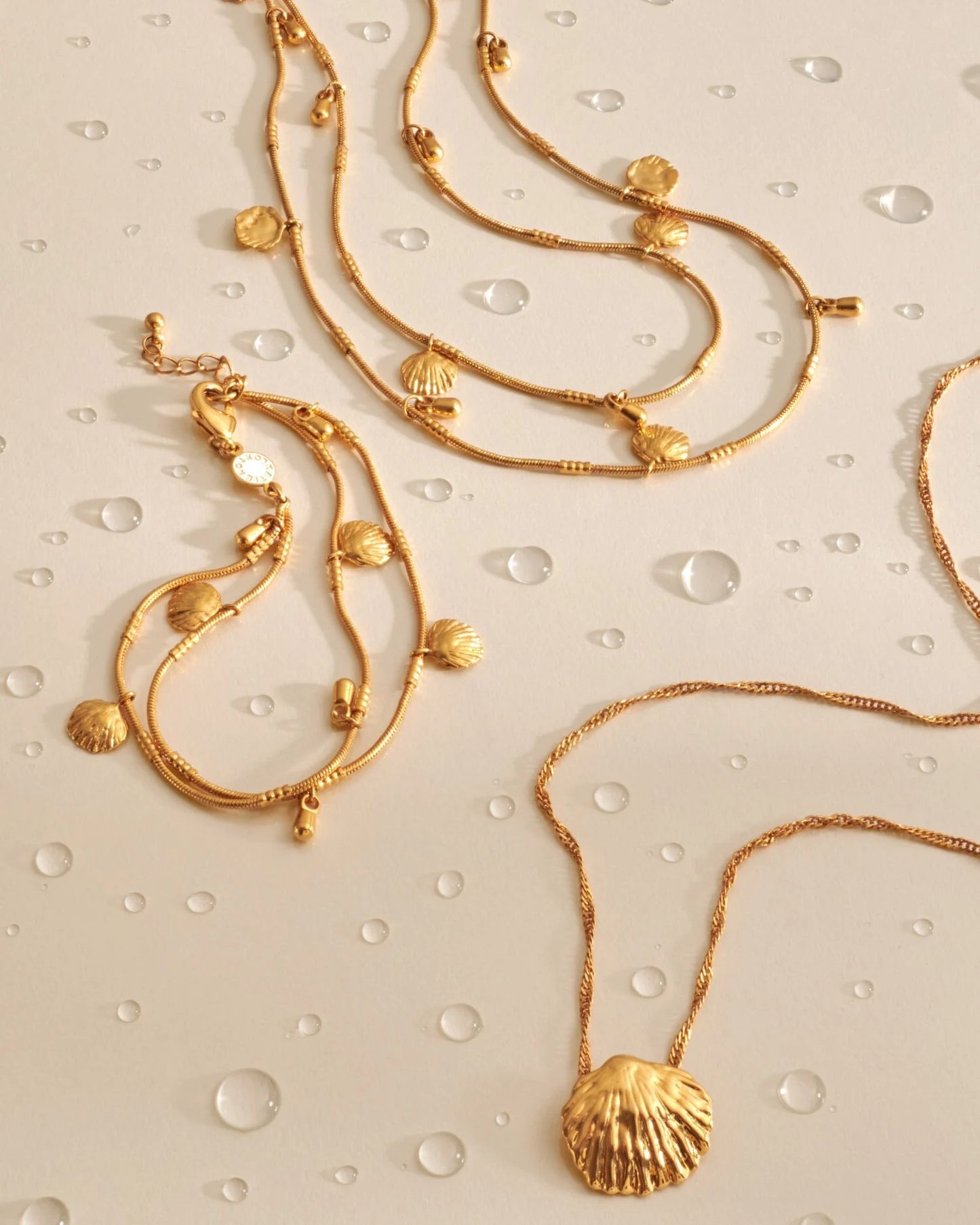 Cochellia Waterproof Gold Anklet