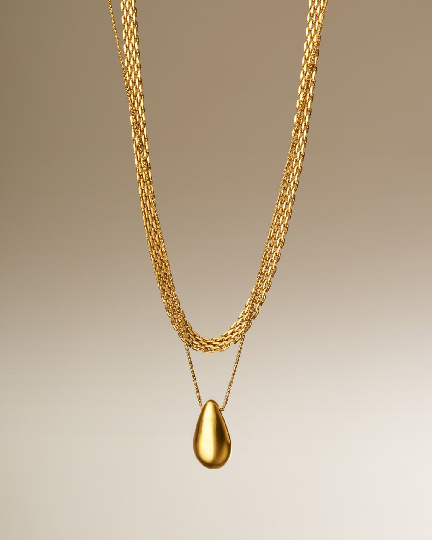 Aura Waterproof Gold Necklace