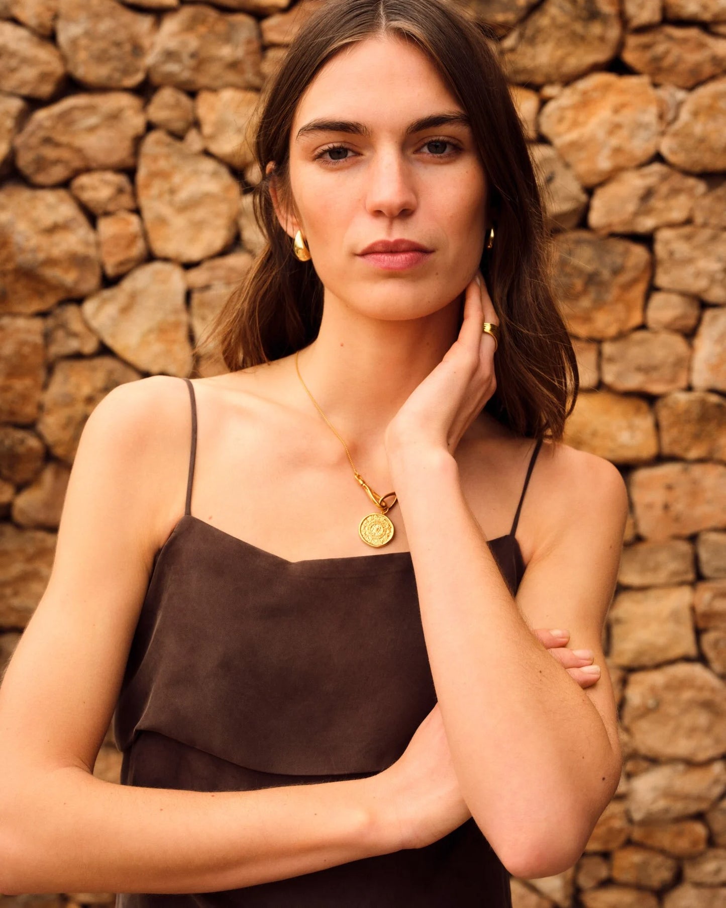 Waterproof Ophena Gold Necklace
