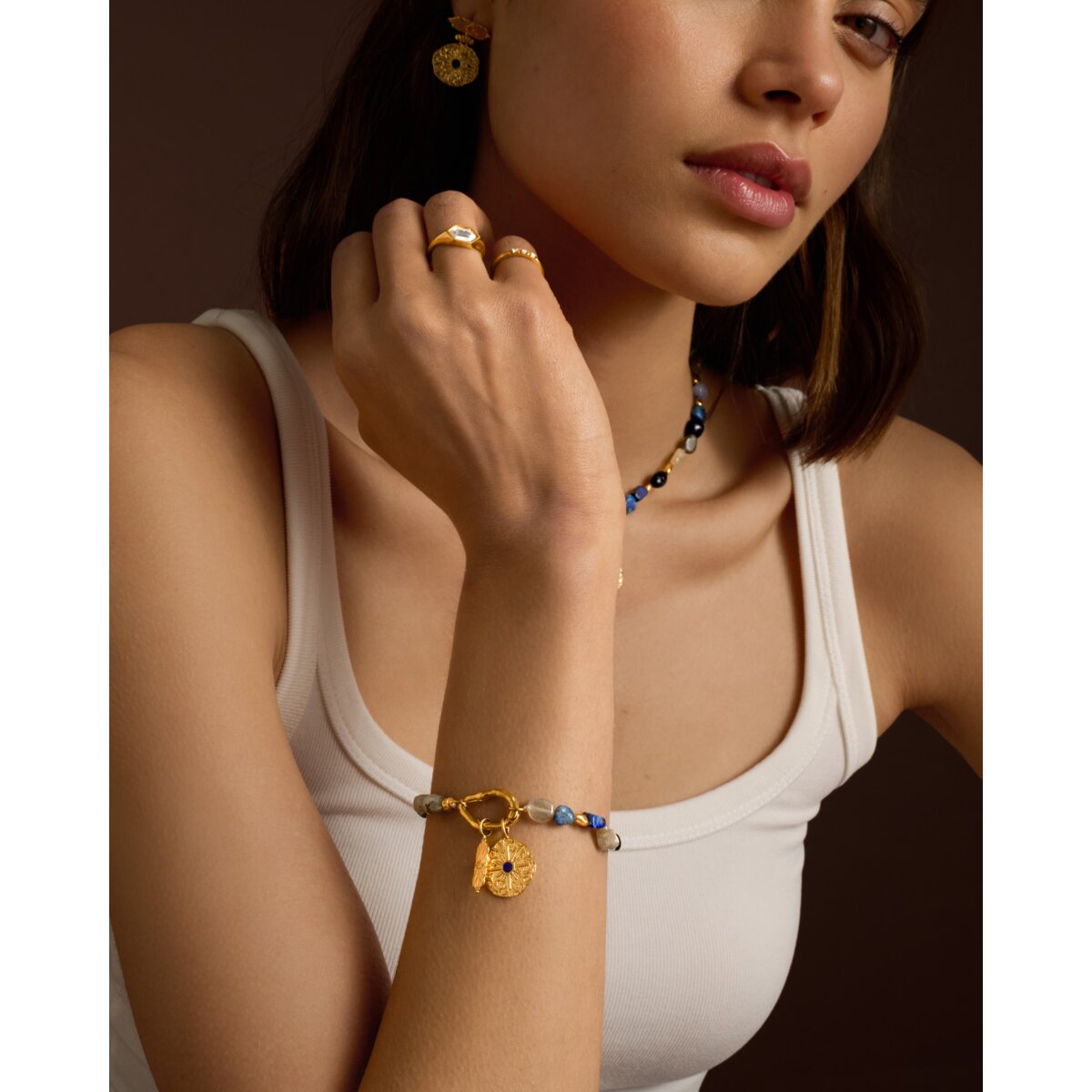Midnight Solesi Waterproof Gold Bracelet