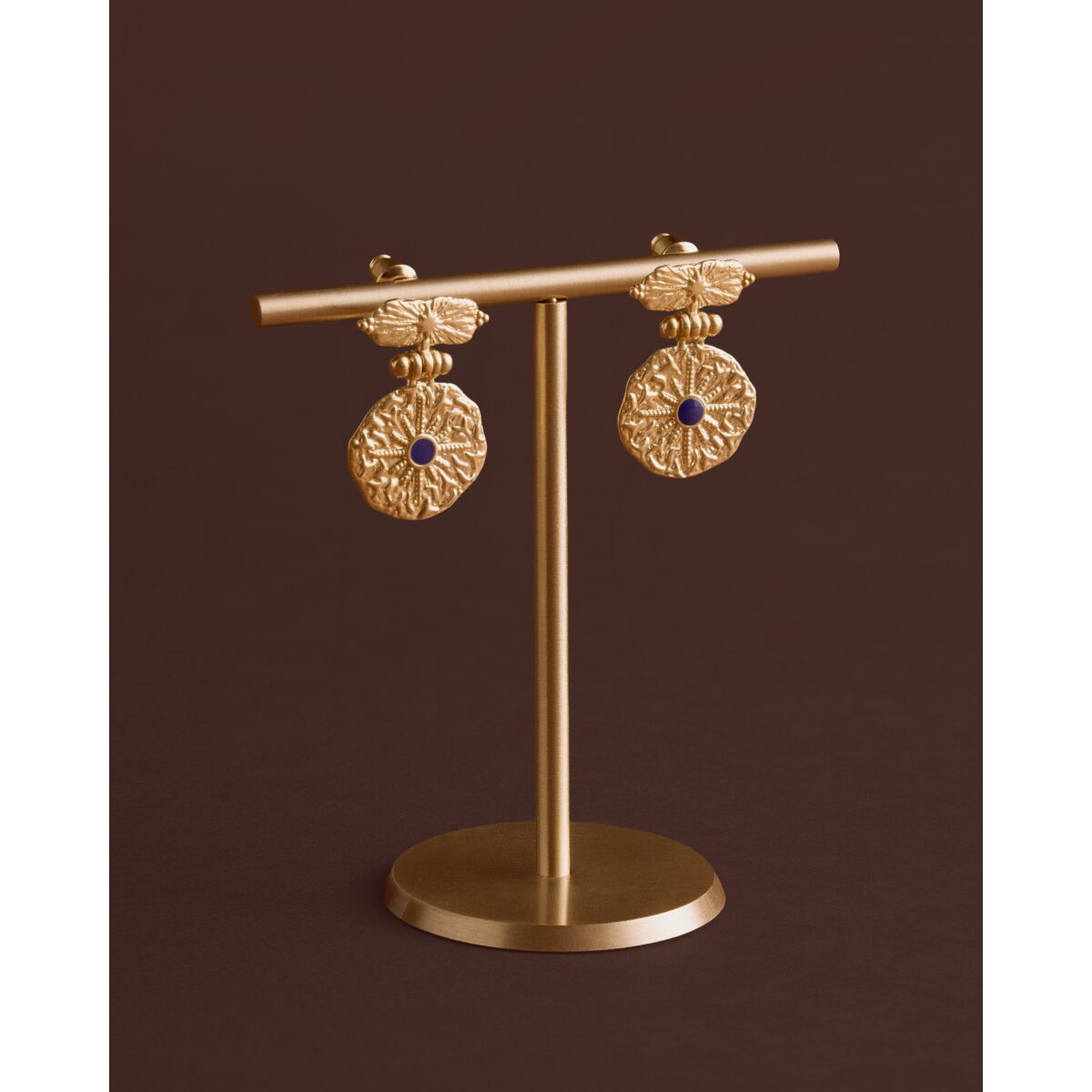 Midnight Solesi Waterproof Gold Earrings