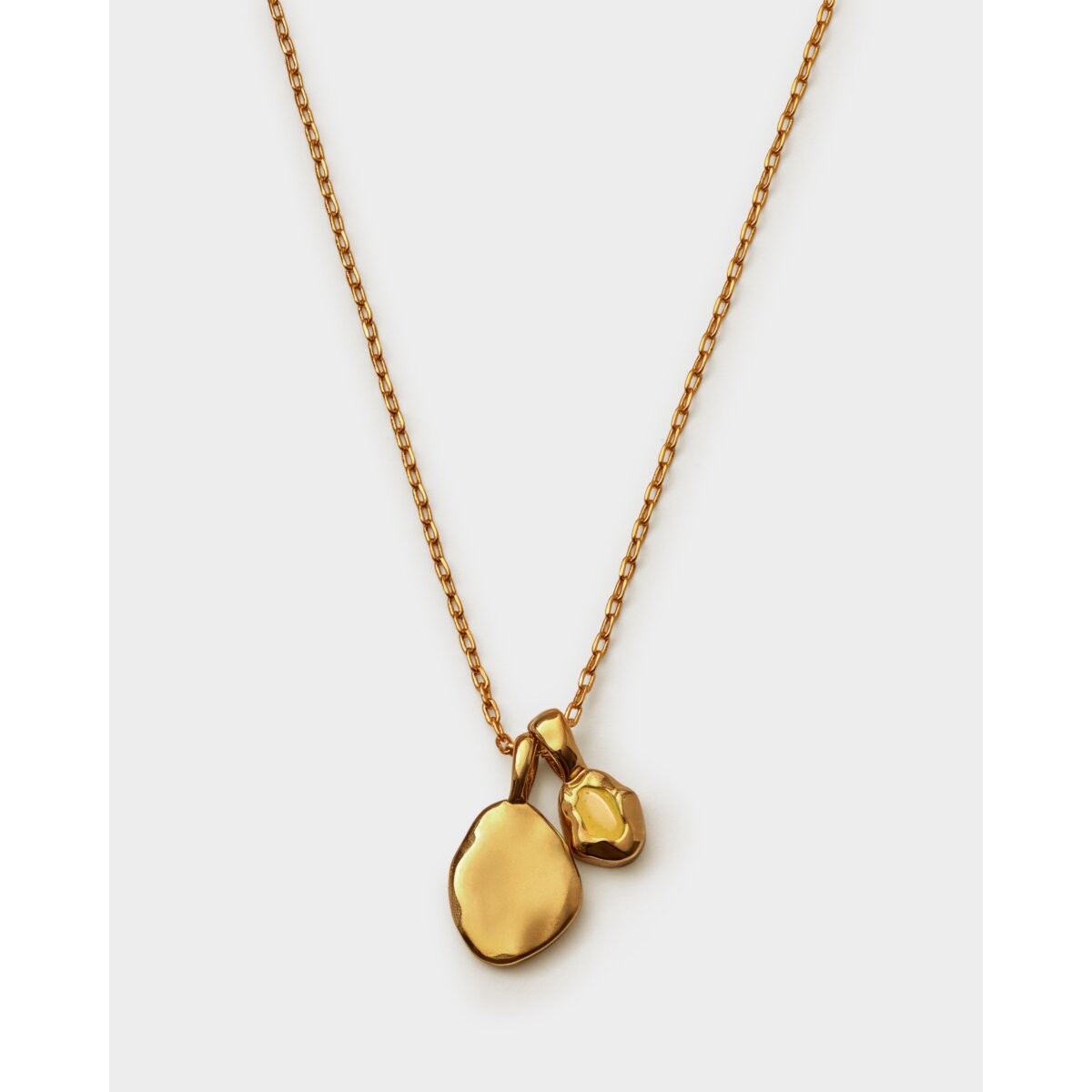 'November' Waterproof Gold Birthstone Necklace
