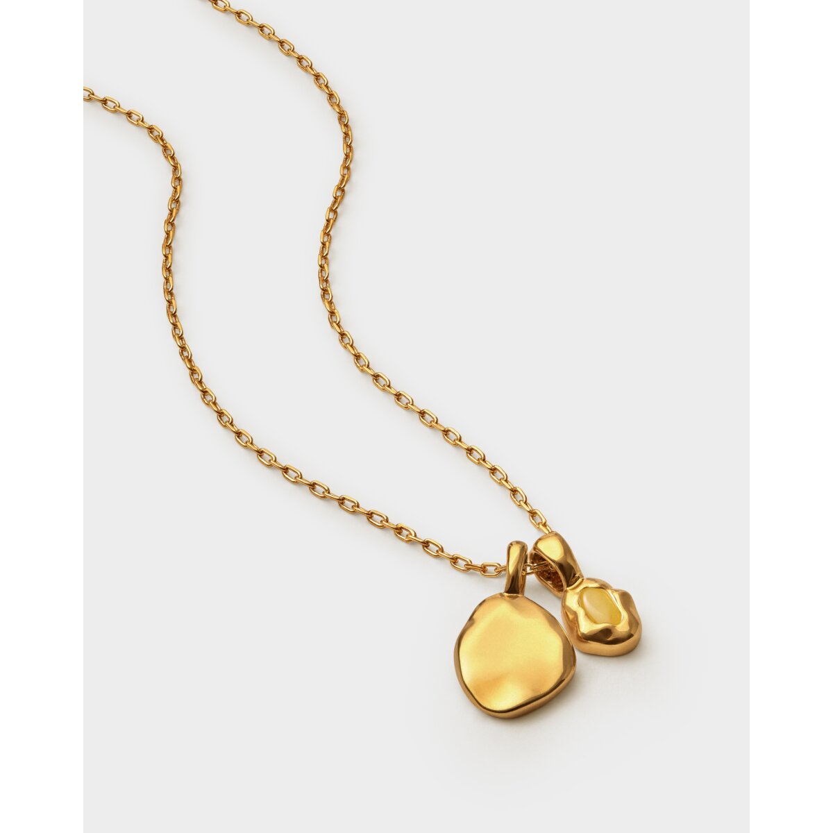 'November' Waterproof Gold Birthstone Necklace