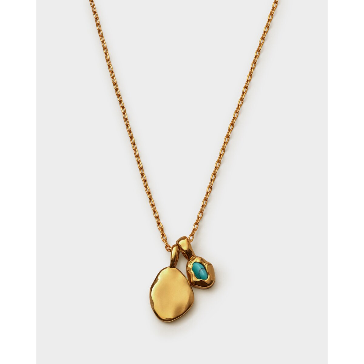 'December' Waterproof Gold Birthstone Necklace