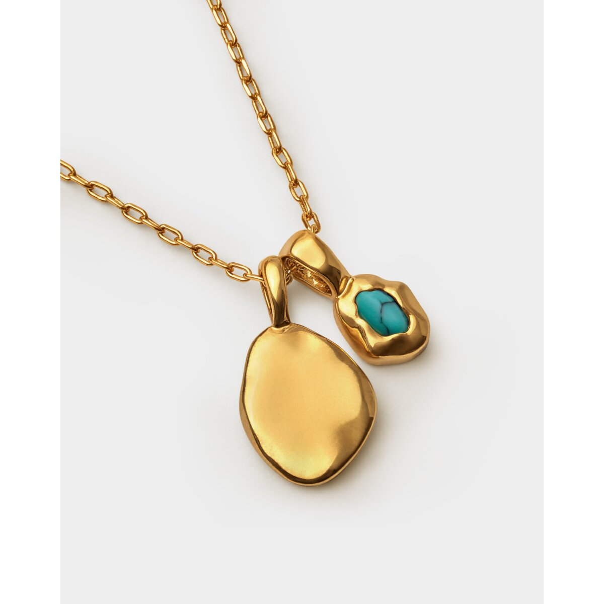 'December' Waterproof Gold Birthstone Necklace