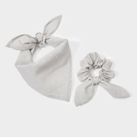 Dog Bandana and Scrunchie Set