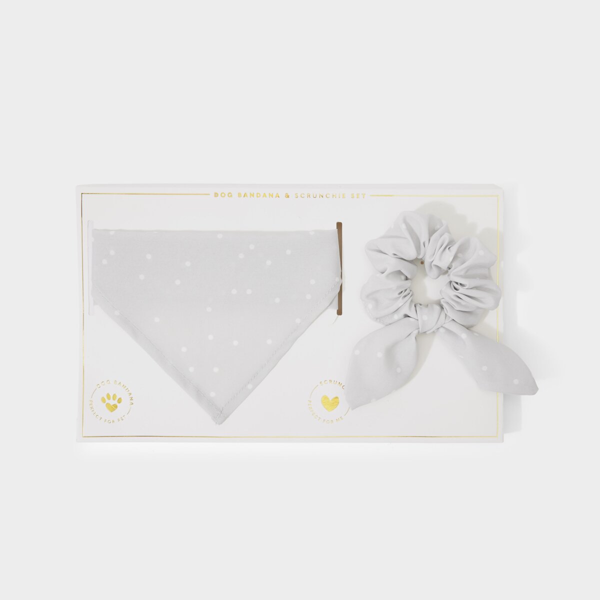 Dog Bandana and Scrunchie Set