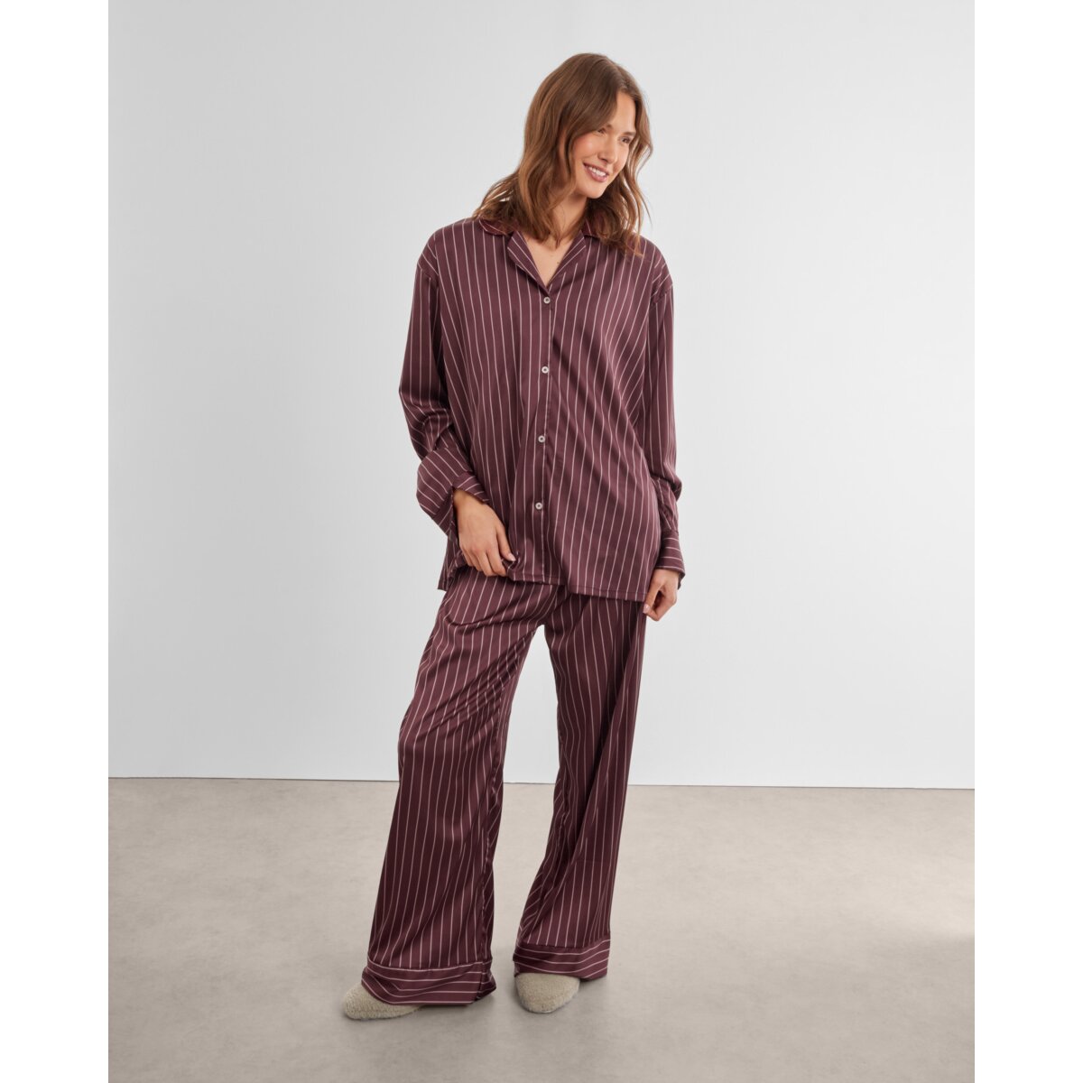 Stripe Print Pyjama Gift Set