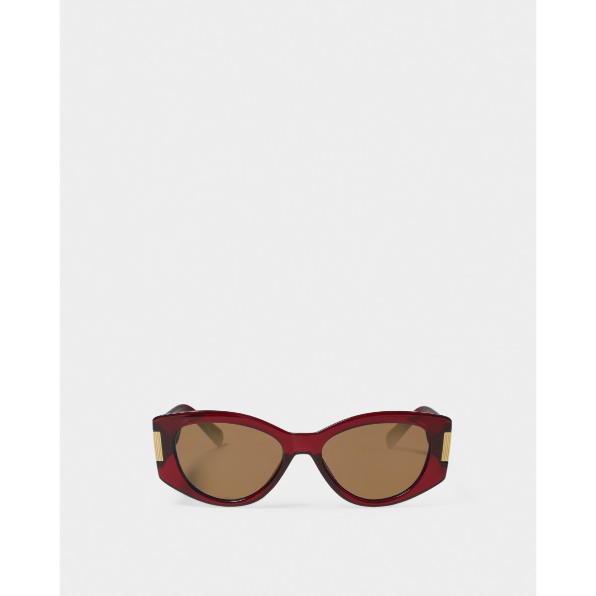 Rimini Cat-Eye Sunglasses in Deep Red