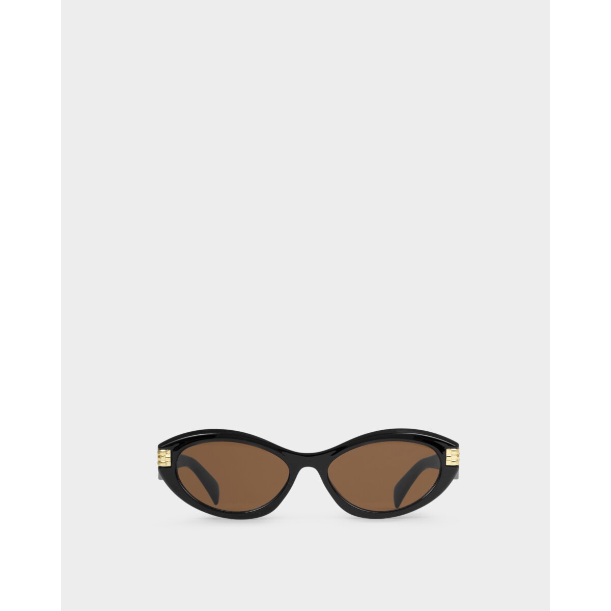Bordeaux Slim Oval Sunglasses
